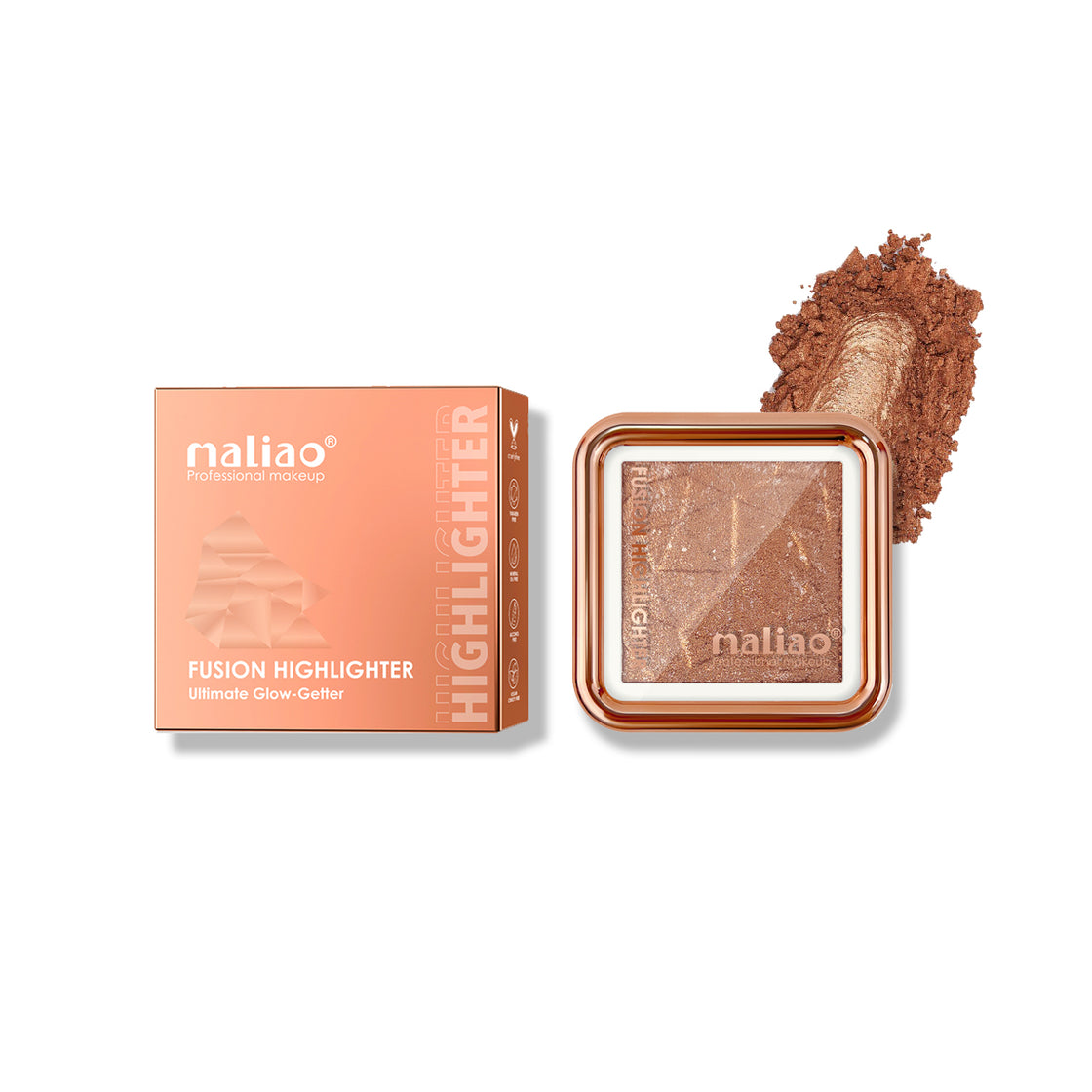 Maliao, TravelFriendly, IntenseRadiance, GlowGetter, BuildableCoverage, MakeupEssentials, Highlighter, UltimateGlow, RadiantFinish, 