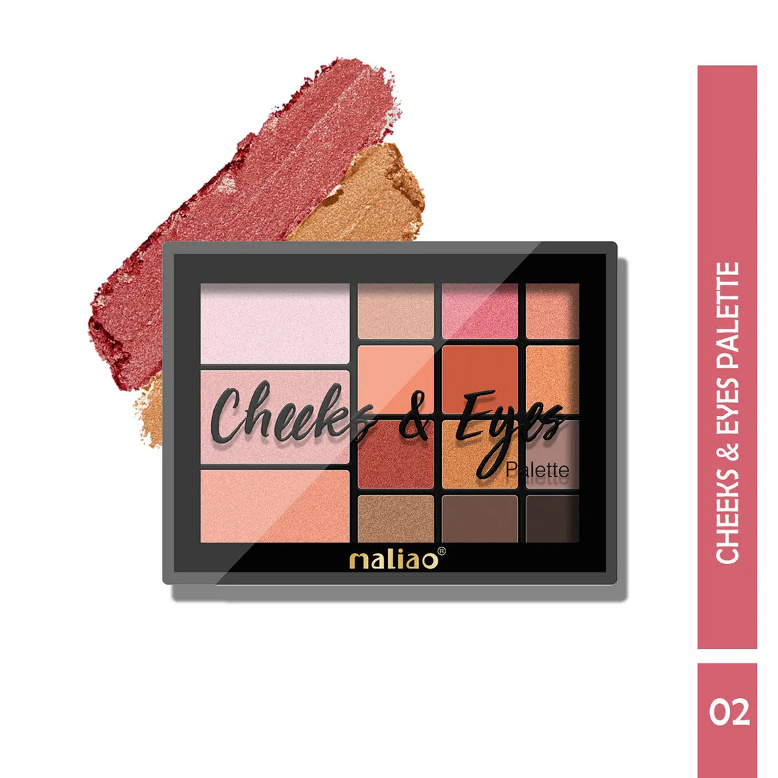 Maliao Eyes Palette & Cheeks - Versatile All-in-One Makeup Palette for Stunning Looks Maliao Professional Makeup