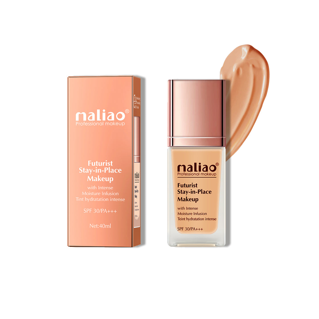 Maliao Futurist Stay-In-Place Makeup SPF 30 PA+++ (Full Coverage, Intense Moisture Infusion,Tint Moisturizer,Tint Hydration, All Skin Types) - Maliao Makeup