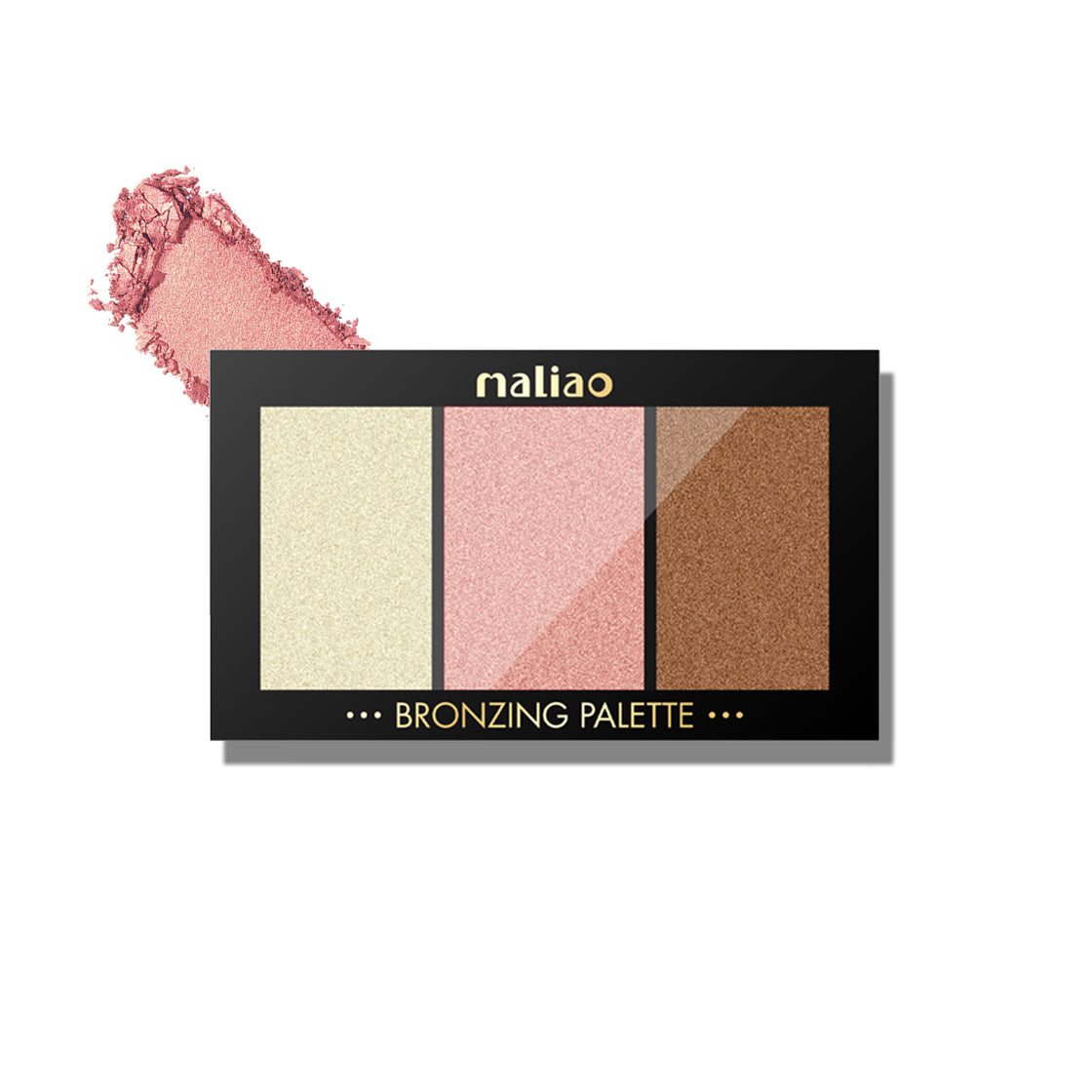 Maliao Shimmering Bronzing Palette - Sun-Kissed Radiance with Shimmer Particles - Maliao Makeup