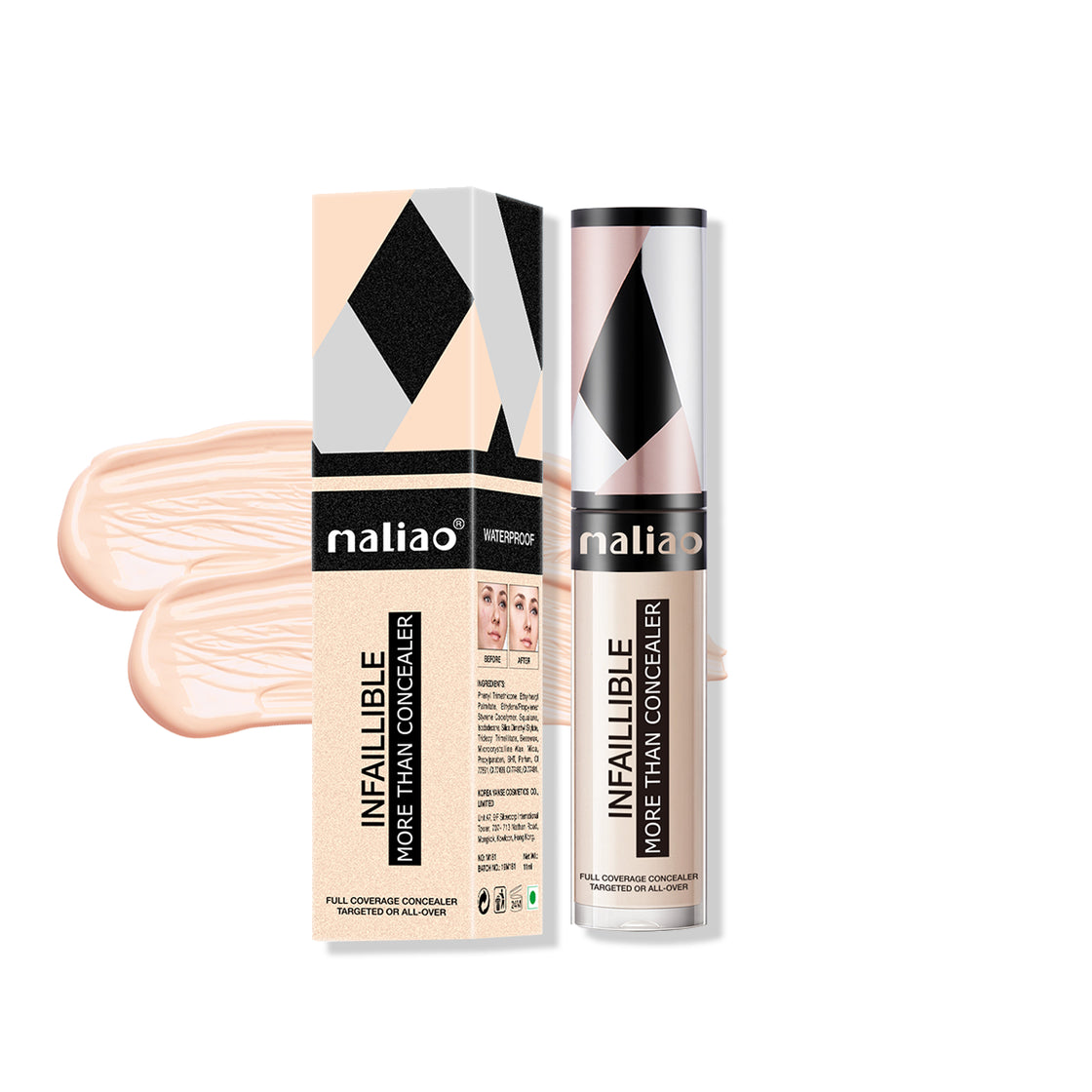 Maliao Infallible More Than Concealer - Flawless Coverage - Maliao Makeup