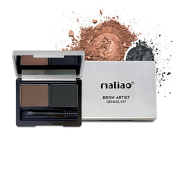 Maliao Brow Artist Genius Kit - Pigmented Wax for Perfect Eyebrows with 12-Hour Hold Maliao Professional Makeup