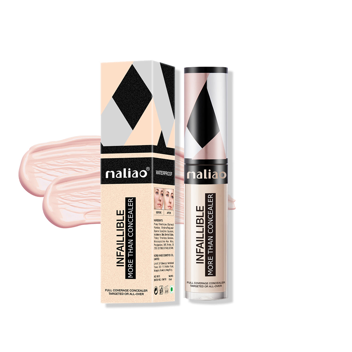 Maliao Infallible More Than Concealer - Flawless Coverage - Maliao Makeup