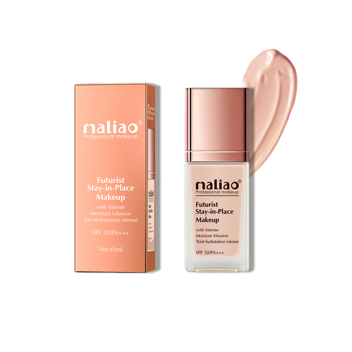 Maliao Futurist Stay-In-Place Makeup SPF 30 PA+++ (Full Coverage, Intense Moisture Infusion,Tint Moisturizer,Tint Hydration, All Skin Types) - Maliao Makeup