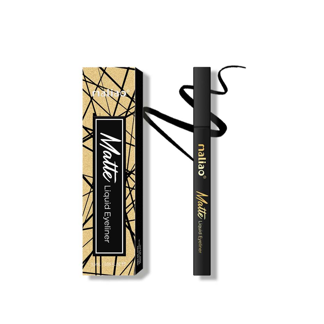 Maliao Matte Liquid Eyeliner Pen - Waterproof Eyeliner for Precision and Care - Maliao Makeup