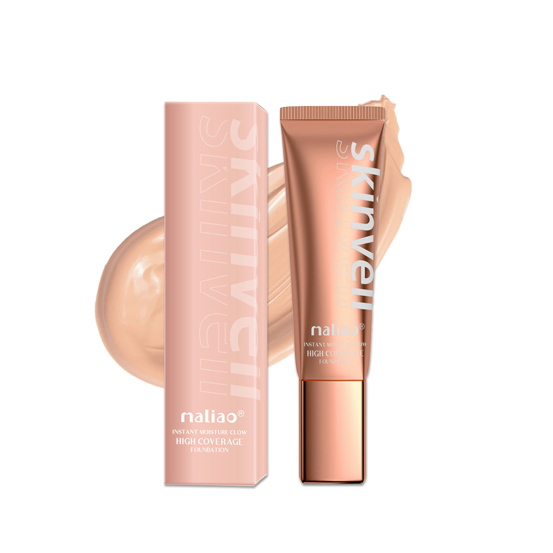 Maliao SkinVeil High Coverage Foundation - Flawless Radiance for All Skin Tones - Maliao Makeup