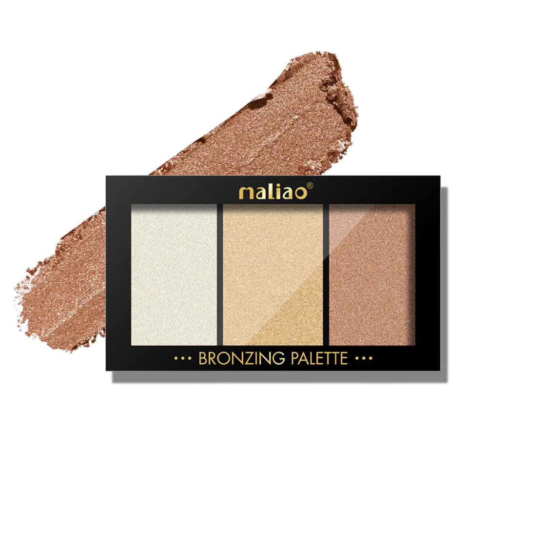 Maliao Shimmering Bronzing Palette - Sun-Kissed Radiance with Shimmer Particles - Maliao Makeup