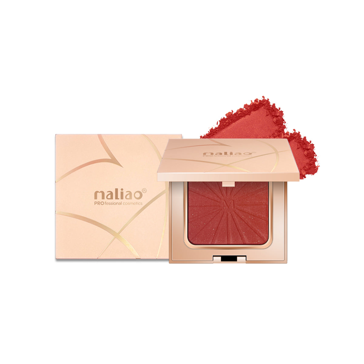 Maliao Radiant Highlighter &BLUSHr - Illuminate Your Beauty with a Blossoming Glow - Maliao Makeup