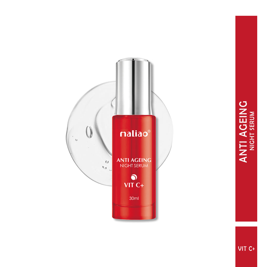 Maliao VIT C+ Anti Ageing Night Serum - Skin Renewal & Brightening Maliao Professional Makeup