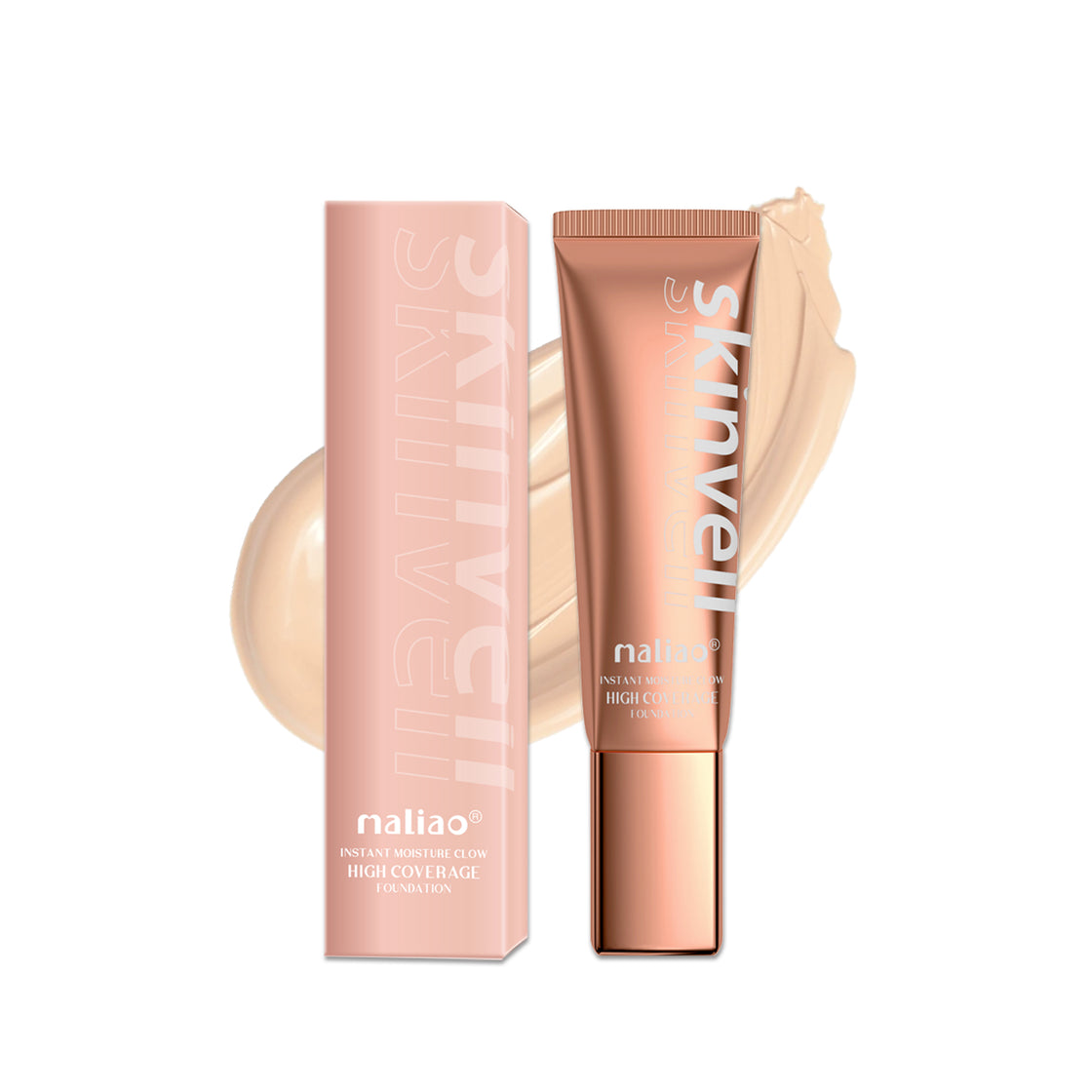 Maliao SkinVeil High Coverage Foundation - Flawless Radiance for All Skin Tones - Maliao Makeup