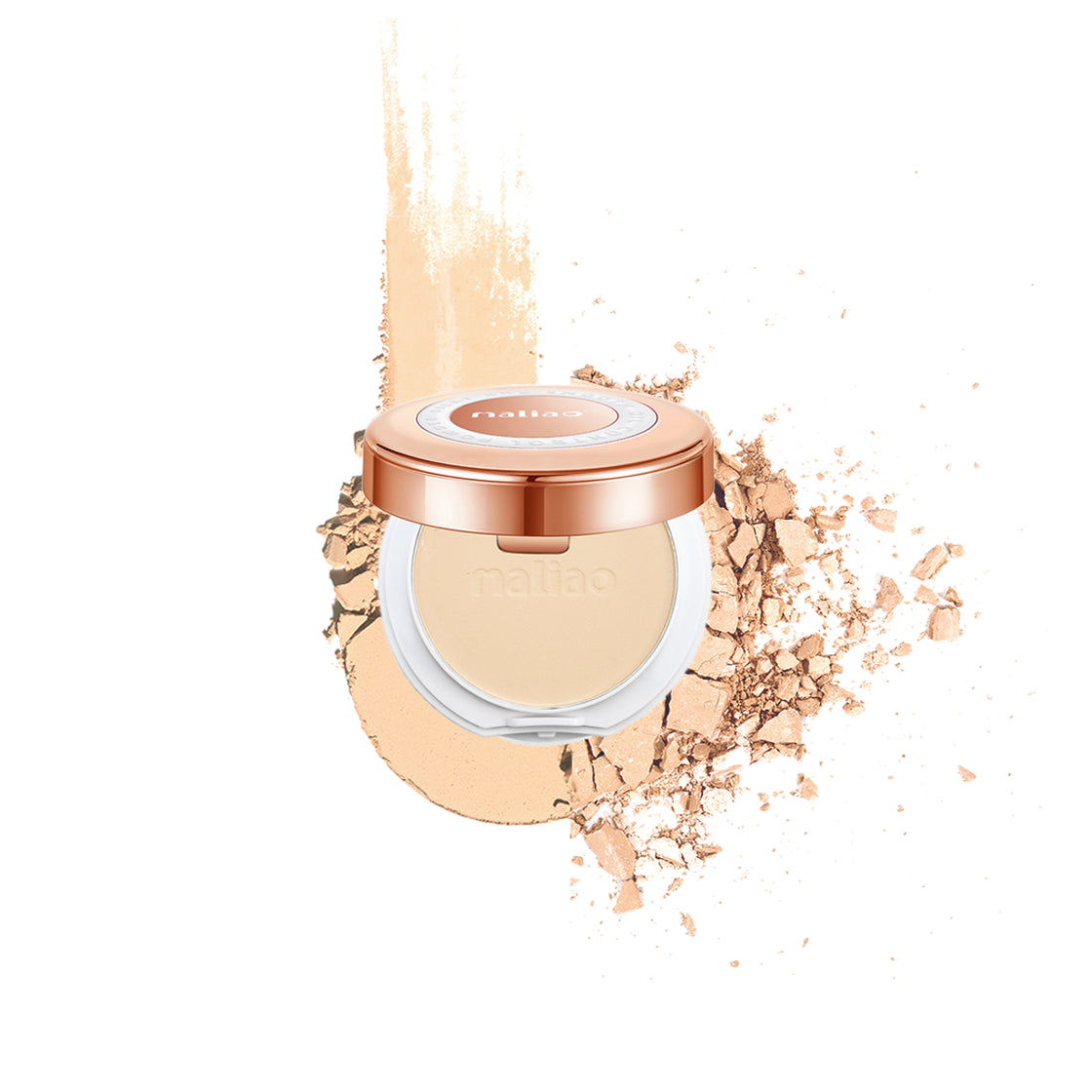 Maliao Silky Smooth Oil Control Compact Powder - 2-in-1 Formula for Perfect Coverage & All-Day Radiance Face