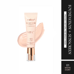 Maliao Foundation + Sunscreen - Natural Bright Finish for Radiant Skin