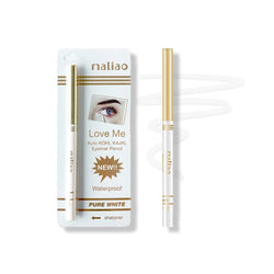 Maliao LOVE ME Waterproof Pure White Kohl Kajal Pencil Eyeliner - Brightening Eyes with Precision Maliao Professional Makeup