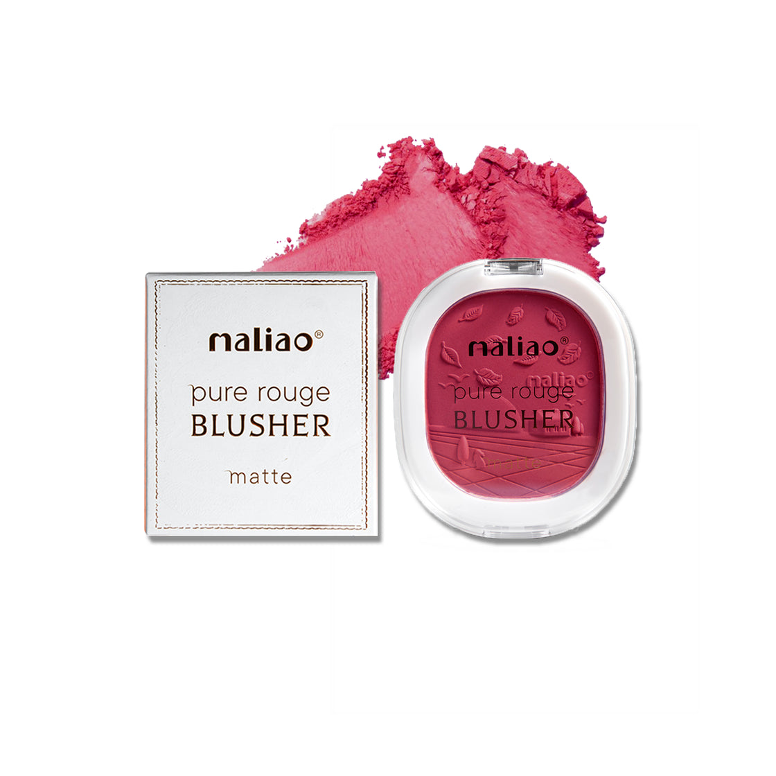 Maliao Pure Rouge Matte Blush - Natural Flush for Radiant Cheeks - Maliao Makeup