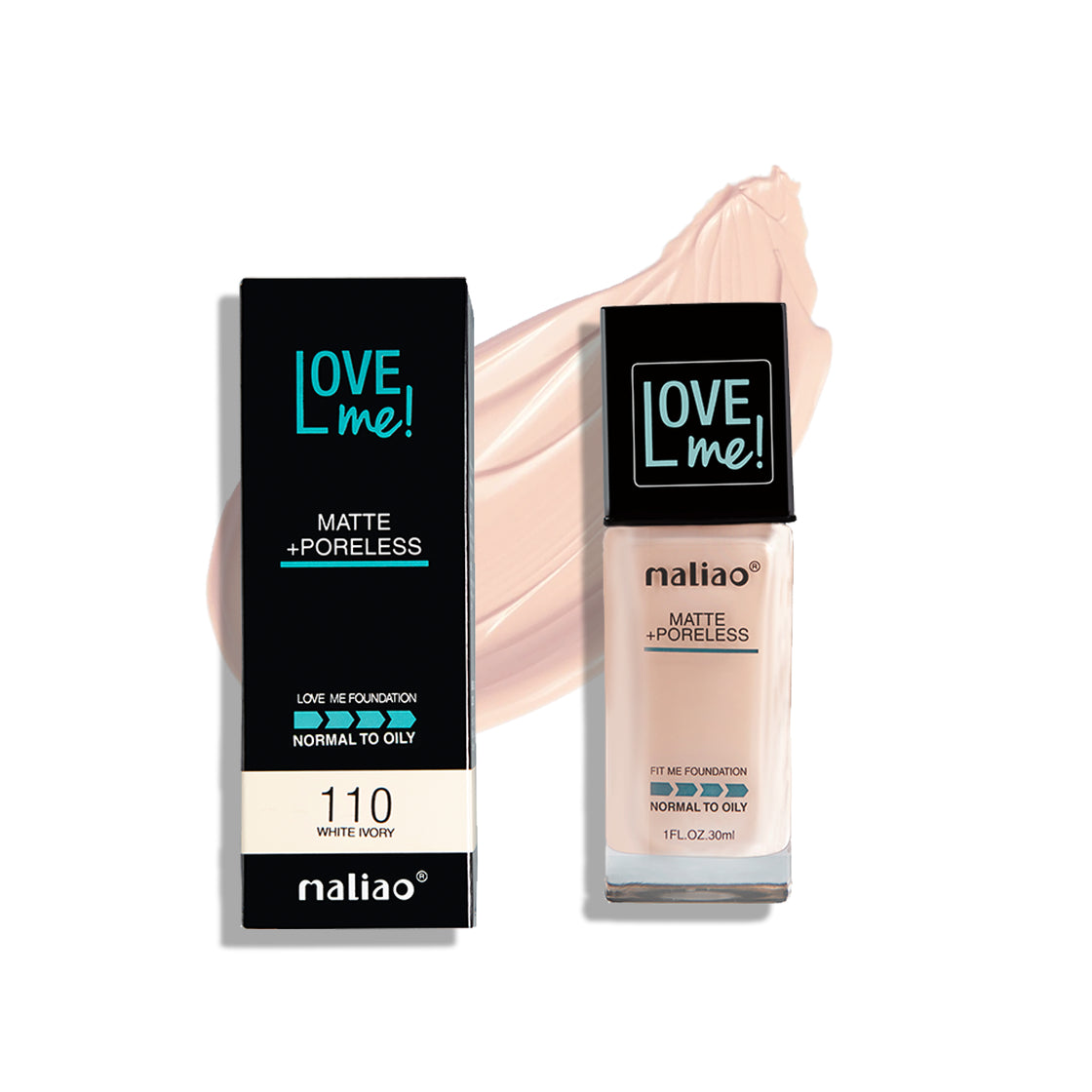 Maliao Love Me Matte + Poreless Love Me Foundation - Your Secret to Flawless, Matte Perfection Face