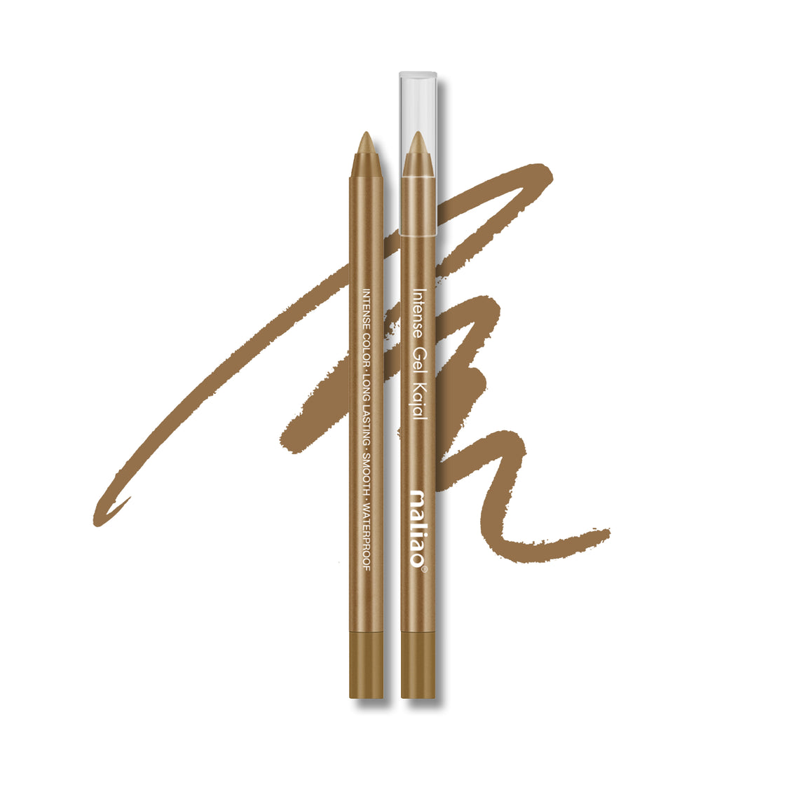 Maliao Intense Gel Kajal - Long Lasting, Smooth, Waterproof Eye Liner - Maliao Makeup