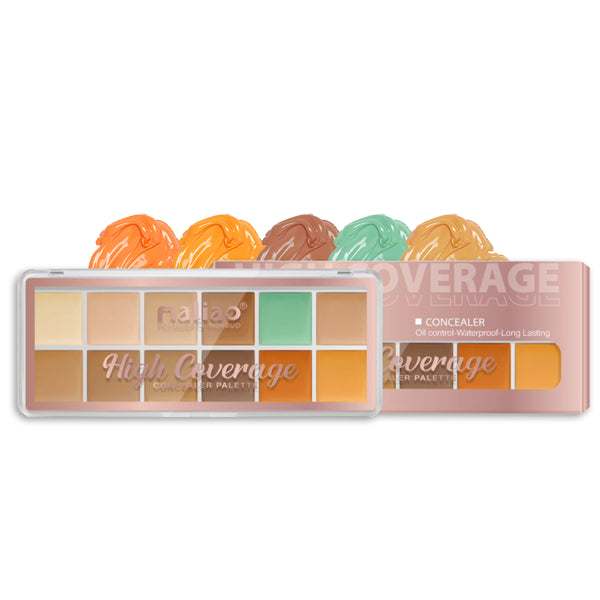 Maliao High Coverage Concealer Palette - Oil Control, Waterproof, Long Lasting Maliao Professional Makeup