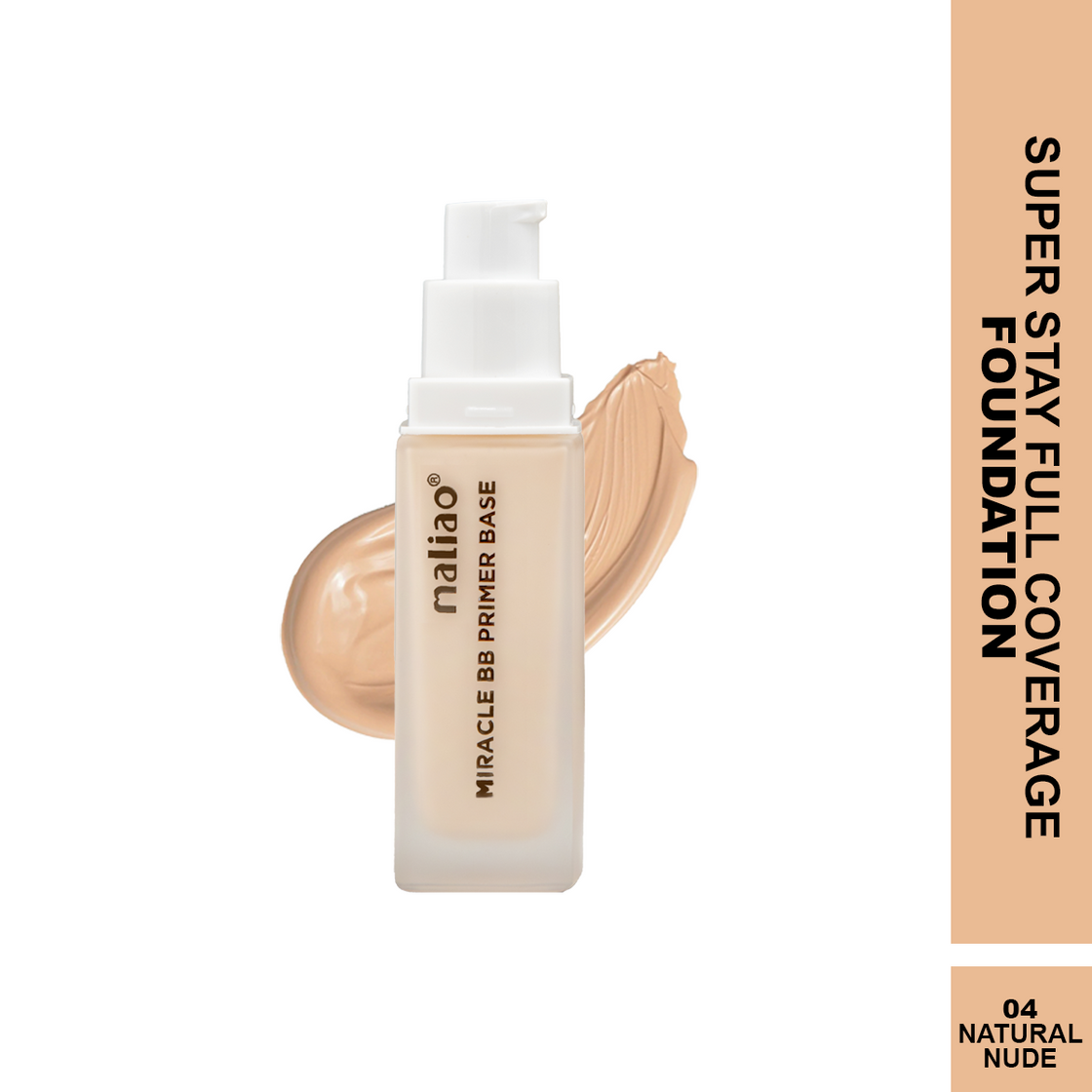 Maliao Super Stay Full Coverage Miracle BB Primer Base Foundation - Ultimate Beauty Fusion - Maliao Makeup