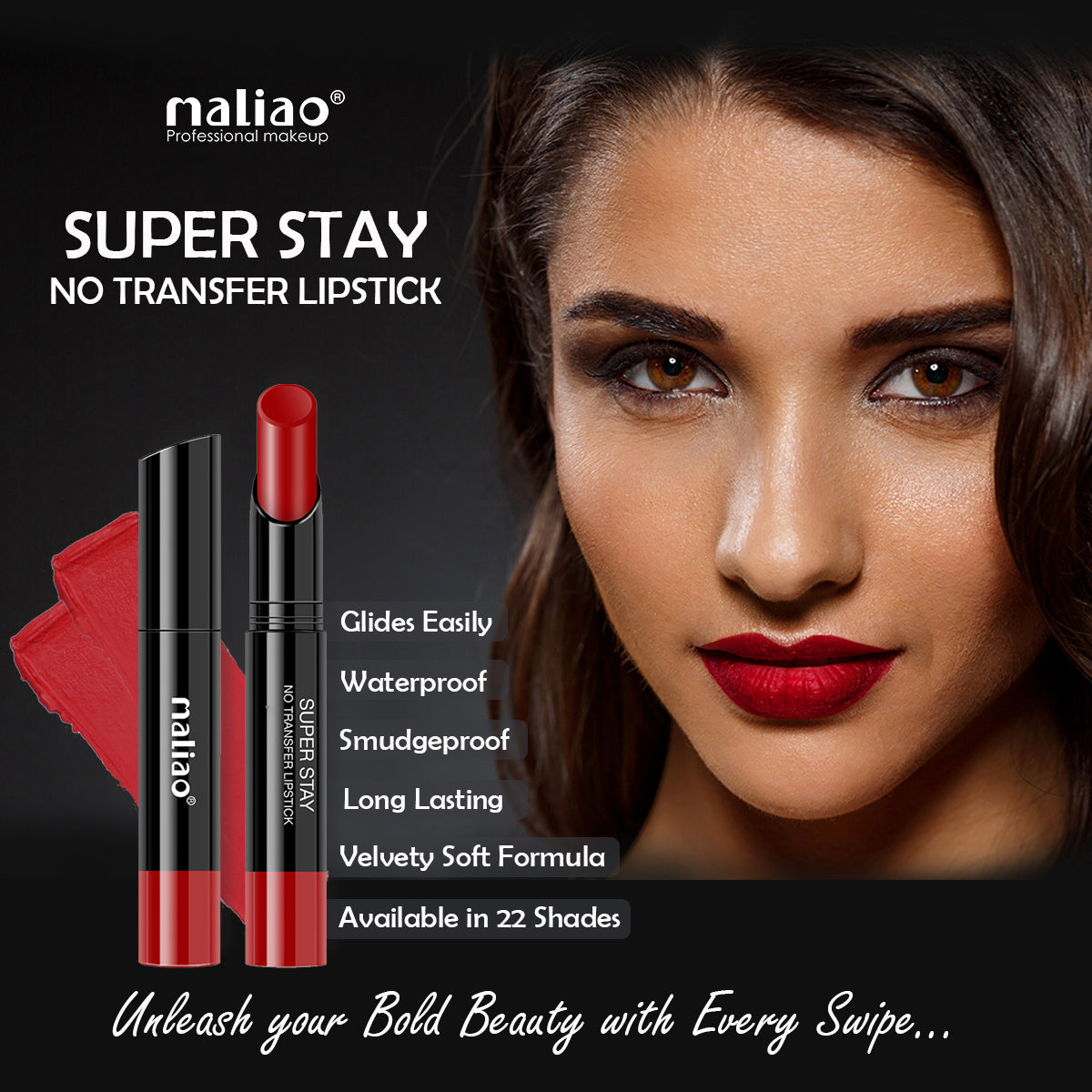 Maliao Super Stay No Transfer Lipstick - Unwavering Elegance - Maliao Makeup