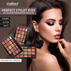Maliao Perfect Stylist Eyes 20-Color Eyeshadow Palette - Maliao Makeup