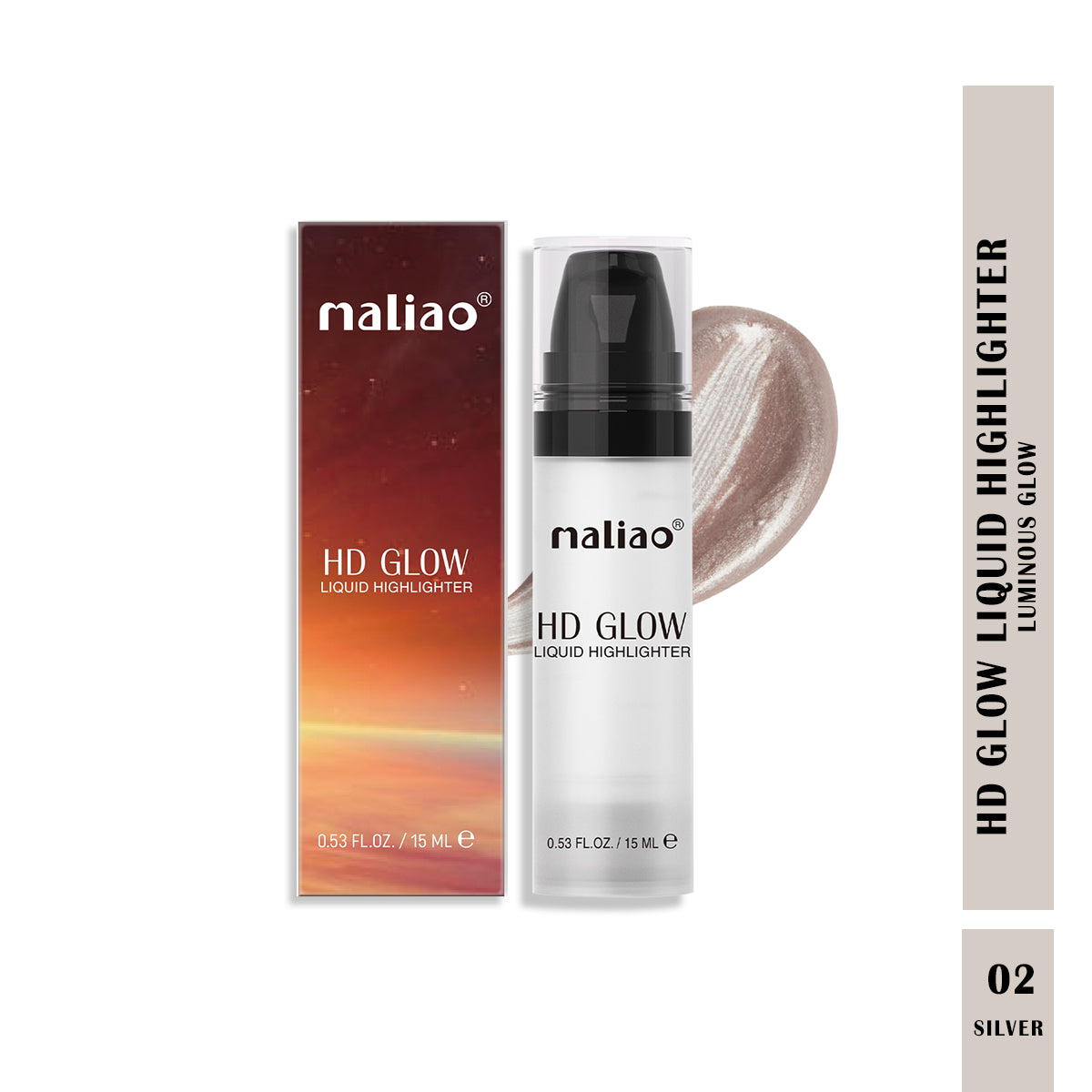 Maliao HD Glow Liquid Highlighter - Radiant Illuminator for Flawless Glam - Maliao Makeup