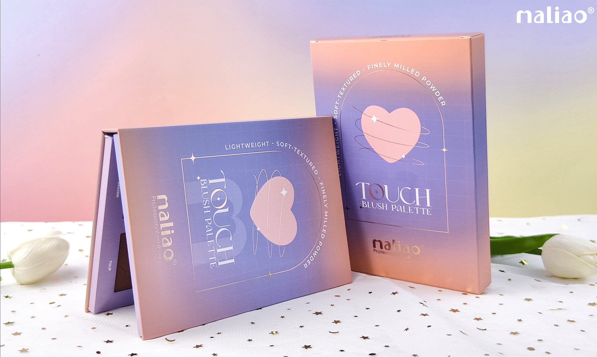 Maliao Touch Blush Palette - Long-Wear, Fade-Proof Formula - Maliao Makeup