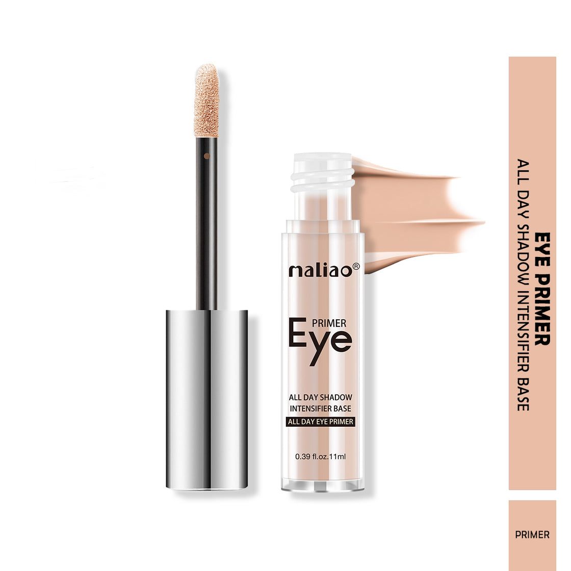 Maliao EyeShadow Base - Long-Lasting Primer for Matte, Glitter, and Shimmer Eye Shadows - Maliao Makeup