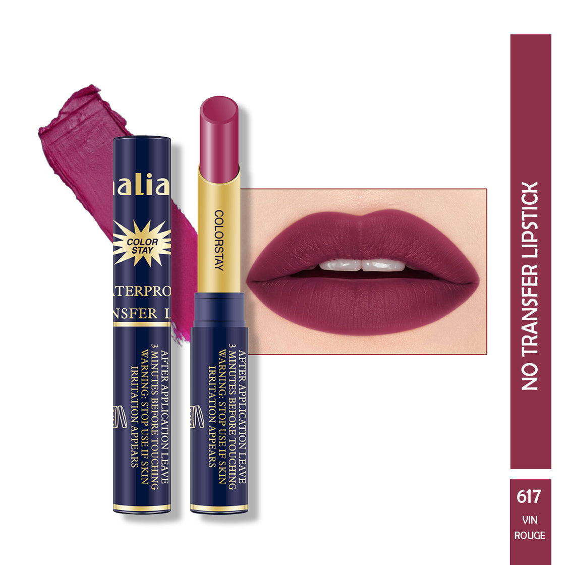 Maliao Colorstay Waterproof No-Transfer Lipstick - Maliao Makeup