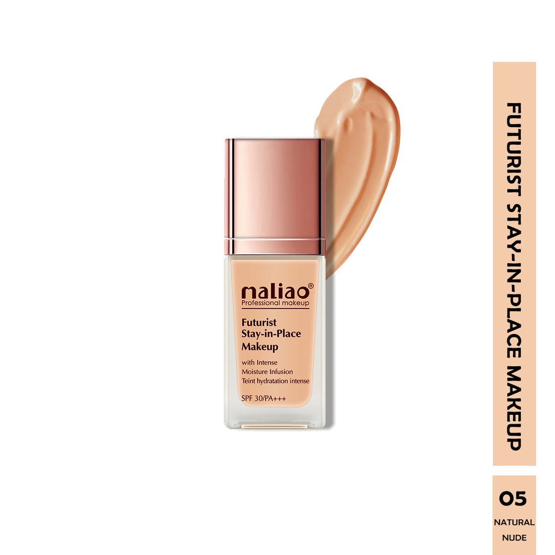 Maliao Futurist Stay-In-Place Makeup SPF 30 PA+++ (Full Coverage, Intense Moisture Infusion,Tint Moisturizer,Tint Hydration, All Skin Types) - Maliao Makeup