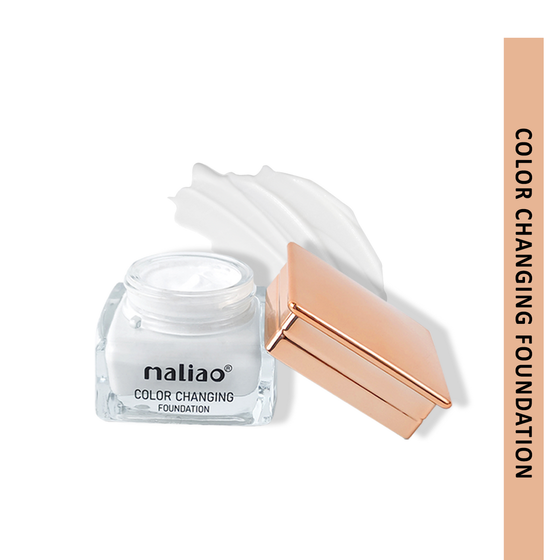 Maliao Colour Changing Waterproof Foundation with Satin Finish - Long-Lasting Beauty Maliao Professional Makeup