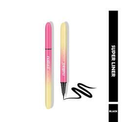 Maliao Super Liner Perfect Slim - Waterproof Precision for 24-Hour Jet Black Glam - Maliao Makeup