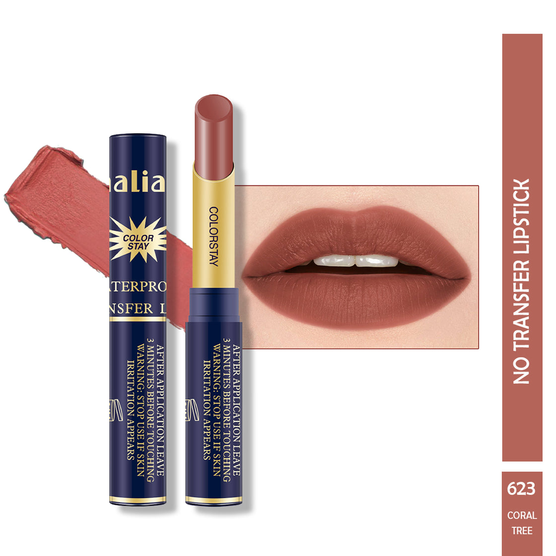 Maliao Colorstay Waterproof No-Transfer Lipstick - Maliao Makeup