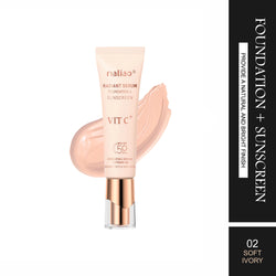 Maliao Foundation + Sunscreen - Natural Bright Finish for Radiant Skin