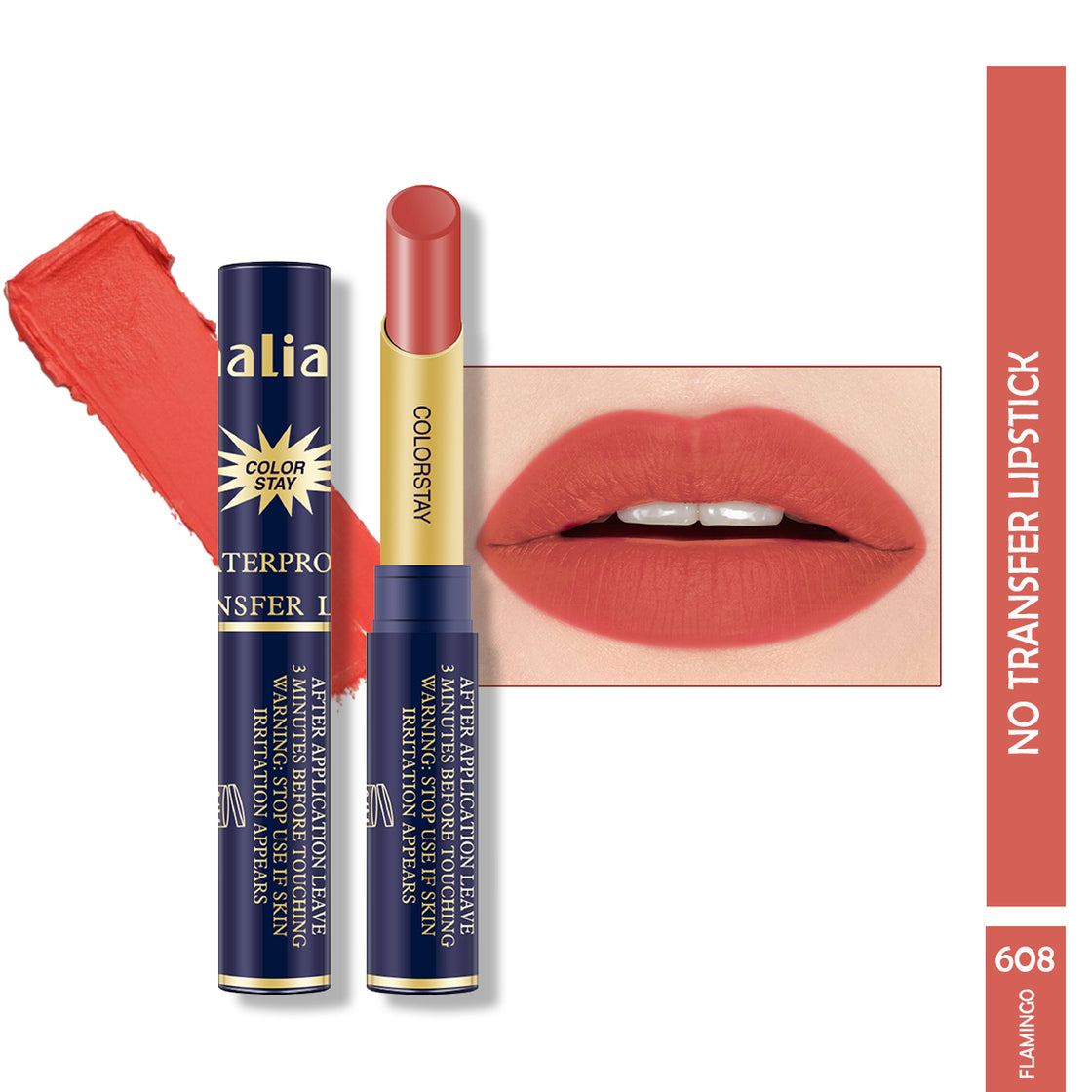 Maliao Colorstay Waterproof No-Transfer Lipstick - Maliao Makeup