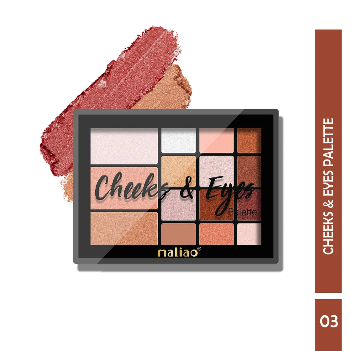 Maliao Eyes Palette & Cheeks - Versatile All-in-One Makeup Palette for Stunning Looks Maliao Professional Makeup