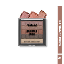 Maliao Radiance Brick Highlighter Shimmer Powder - Illuminate Your Features with Natural Glow - Maliao Makeup