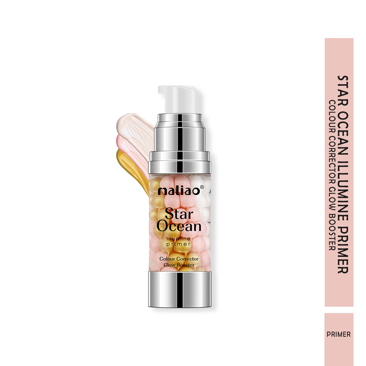 Maliao Star Ocean Illumine Primer - Colour Corrector & Glow Booster for Radiant Skin Maliao Professional Makeup