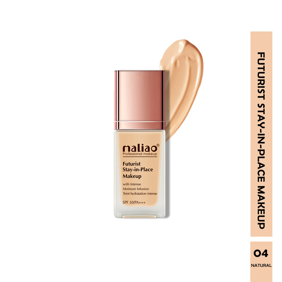 Maliao Futurist Stay-In-Place Makeup SPF 30 PA+++ (Full Coverage, Intense Moisture Infusion,Tint Moisturizer,Tint Hydration, All Skin Types) - Maliao Makeup