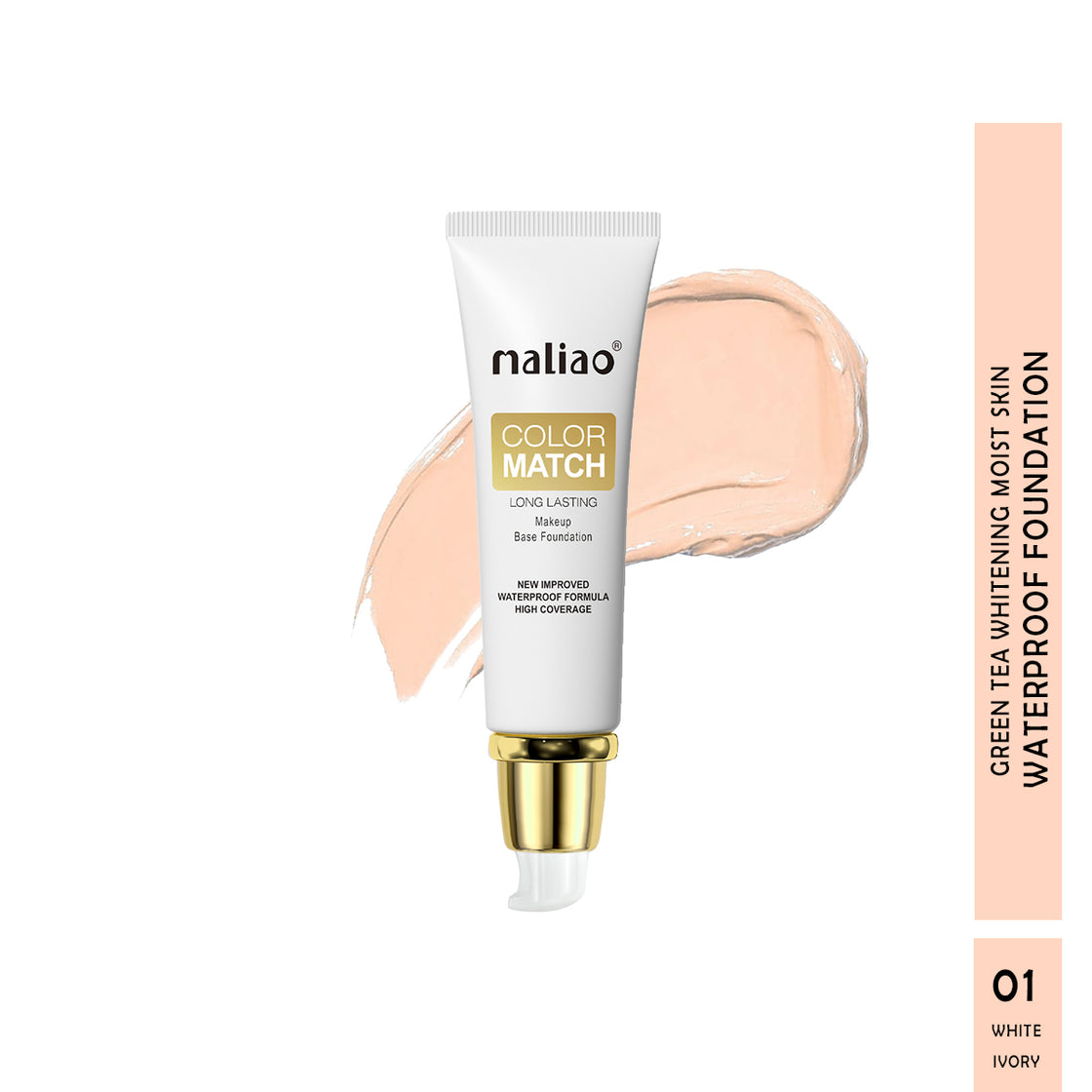 Maliao Color Match Long-Lasting Makeup Base Foundation Face