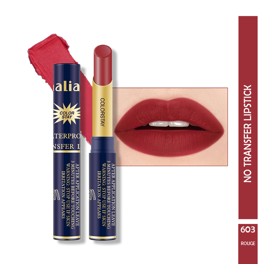 Maliao Colorstay Waterproof No-Transfer Lipstick - Maliao Makeup