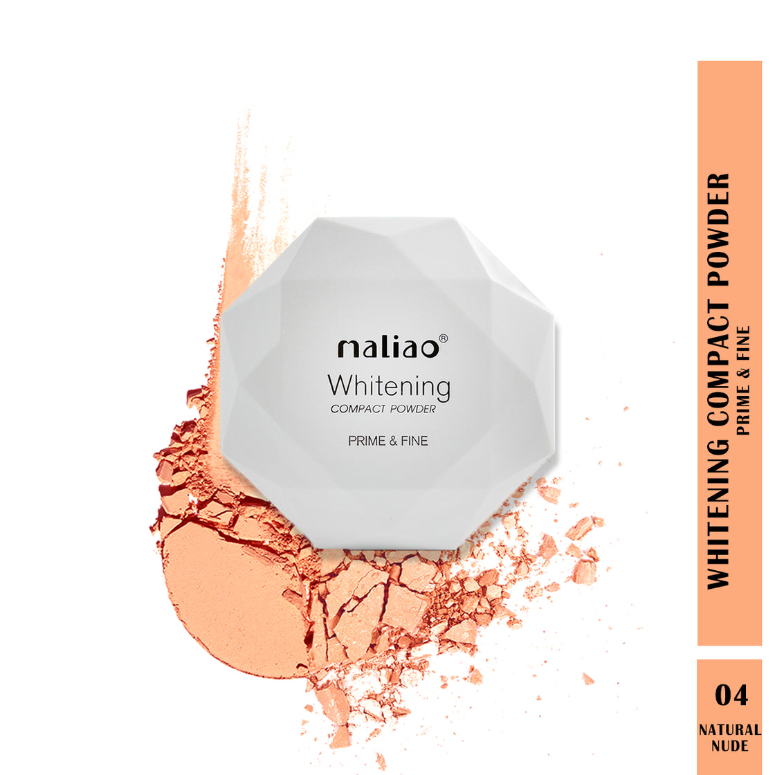 Maliao Prime & Fine Whitening Compact Powder Liquid Foundation - Radiant Perfection in a Cushion Compact - Maliao Makeup