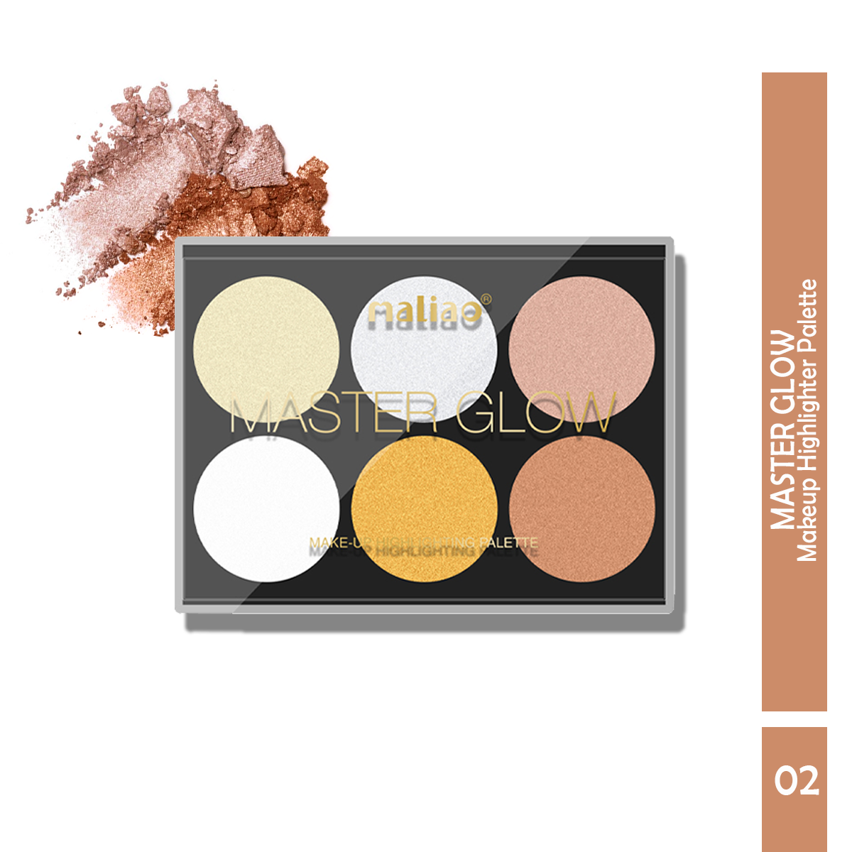 Maliao Master Glow High Definition Highlighting Palette - Illuminate Your Beauty - Maliao Makeup