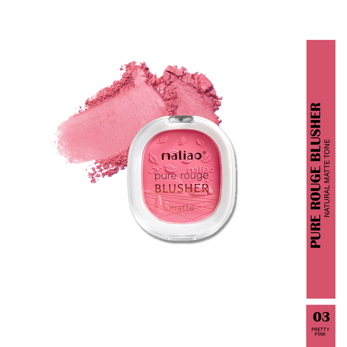 Maliao Pure Rouge Matte Blush - Natural Flush for Radiant Cheeks - Maliao Makeup