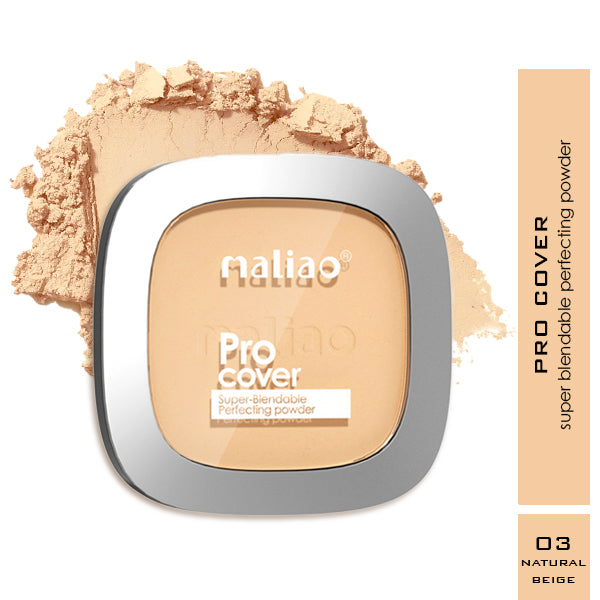 Maliao Pro Cover Super-Blendable Perfecting Compact Powder - Seamless Perfection for Every Skin Tone Maliao Professional Makeup