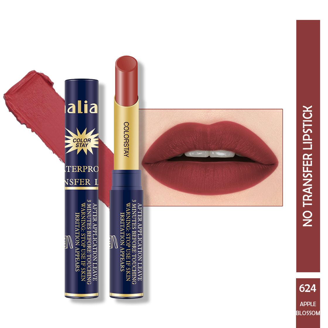 Maliao Colorstay Waterproof No-Transfer Lipstick - Maliao Makeup