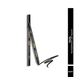 Maliao Waterproof Jet Black Kajal - Smudgeproof, Creamy & Smooth - Maliao Makeup