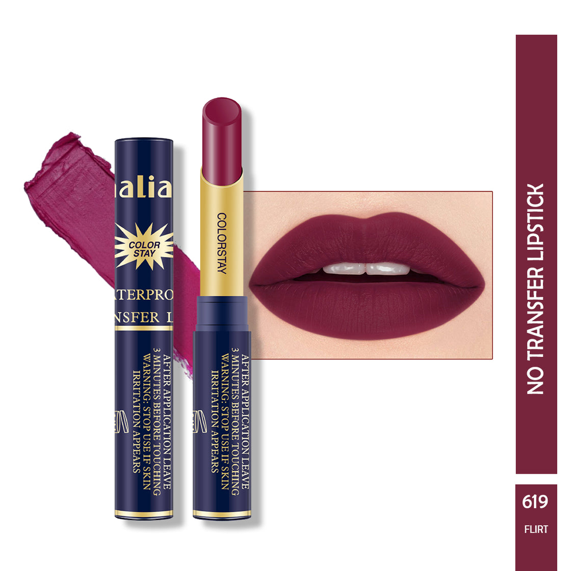 Maliao Colorstay Waterproof No-Transfer Lipstick - Maliao Makeup