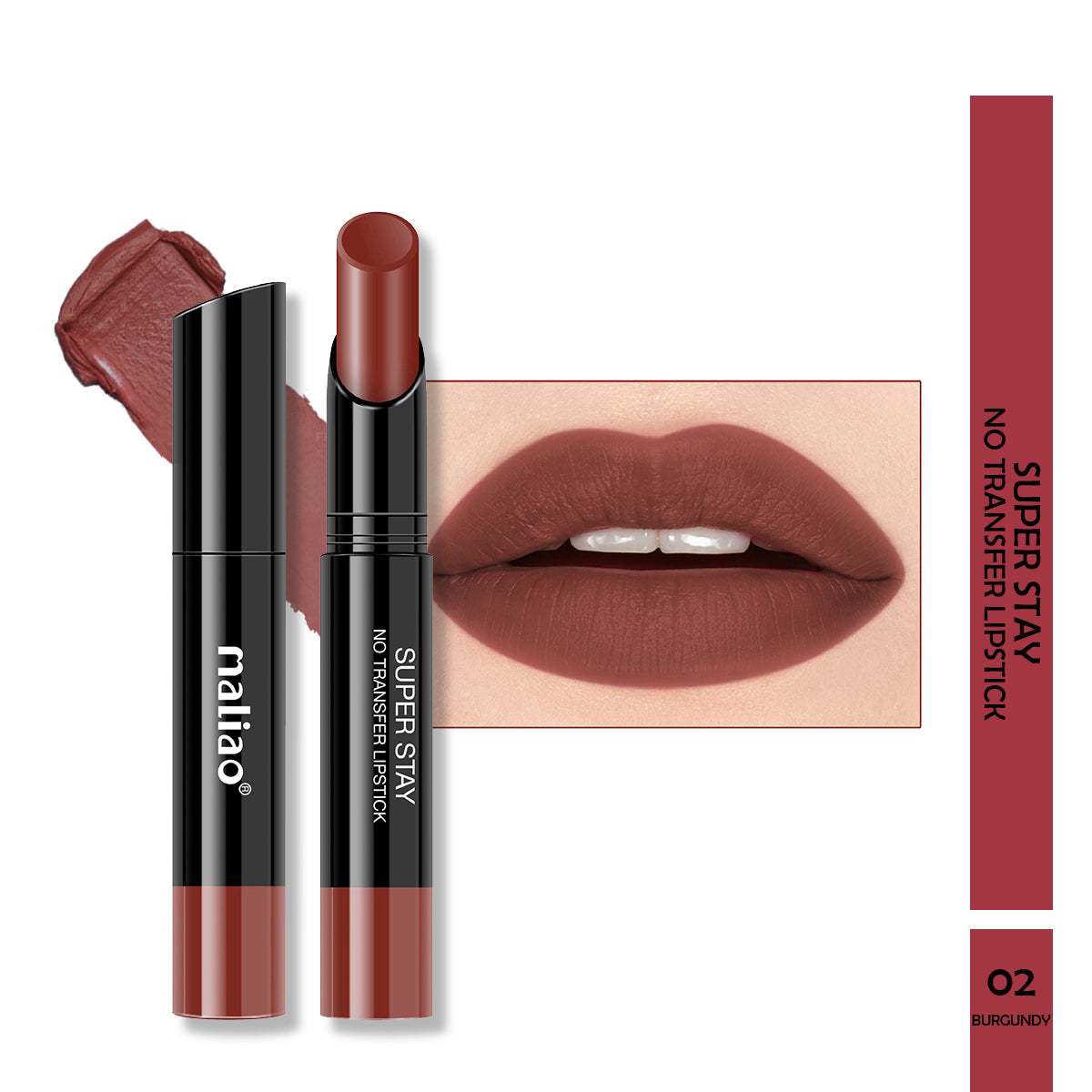 Maliao Super Stay No Transfer Lipstick - Unwavering Elegance - Maliao Makeup