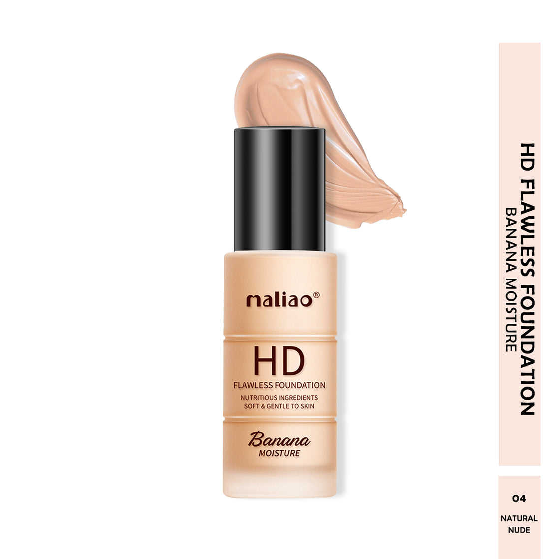 Maliao HD Banana Foundation - Flawless Finish with Moisture Boost for Face Makeup - Maliao Makeup