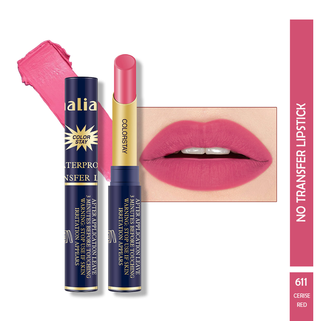 Maliao Colorstay Waterproof No-Transfer Lipstick - Maliao Makeup